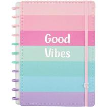 Caderno Inteligente Grande Good Vibes By Indy 80Fl