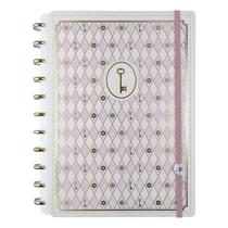 Caderno Inteligente Grande Isabela Akkari Rose Key