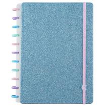 Caderno Inteligente Grande Lets Glitter Ocean Blue - Cigd413