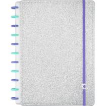 Caderno Inteligente Grande LETS Glitter Silver 2.0