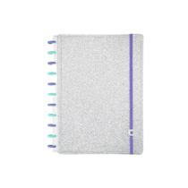 Caderno Inteligente Grande Lets Glitter Silver 2.0