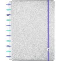 Caderno Inteligente Grande LETS Glitter Silver 2.0 Caderno Inteligente Grande LETS Glitter Silver 2.0