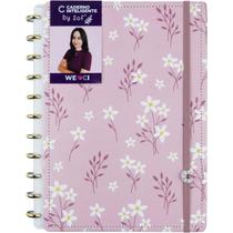 Caderno Inteligente Grande Pink Blossom By Sof 80 folhas Caderno Inteligente