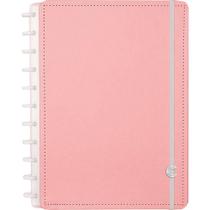 Caderno Inteligente Grande Rose Pastel 80 Folhas