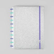 Caderno inteligente lets glitter silver 2.0 - a 5