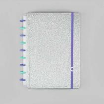 Caderno Inteligente Lets Glitter Silver 2.0 Médio Caderno Inteligente Lets Glitter Silver 2.0 Médio