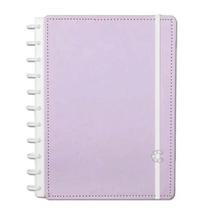 Caderno inteligente lilas pastel - grande