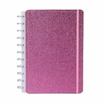 Caderno Inteligente M Glitter Rosa Diskô