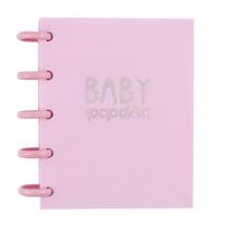 Caderno Inteligente Medio Baby Pop Disc Rosa Pautado