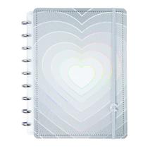 Caderno Inteligente Medio GREY Love 80FLS