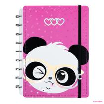 Caderno Inteligente Médio Luluca 80 Folhas Glow Panda