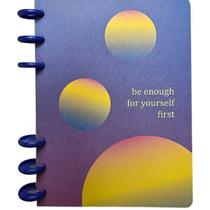 Caderno Inteligente Pequeno Disco A5 Degradê Planetas Caderno Inteligente Pequeno Disco A5 Degradê Planetas