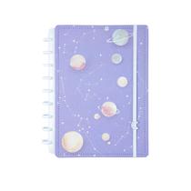 Caderno Inteligente Purple Galaxy By Gocase A5 Pequeno