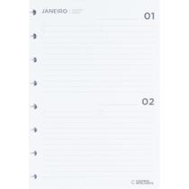 Caderno Inteligente Refil A5 Refil Agenda 90G 97FLS Pacote