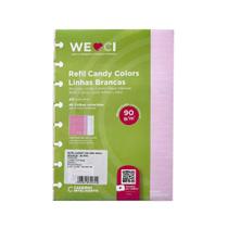 Caderno Inteligente Refil Candy Colors Linha Branca A5 40Fls