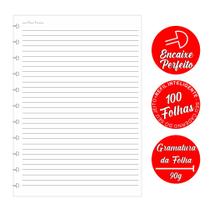 Caderno Inteligente Refil de Folhas Grande Pautado 90g Com 100 Folhas Caderno Inteligente Refil de Folhas Grande Pautado 90g Com 100 Folhas