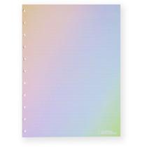 Caderno Inteligente Refil Grande Rainbow 120G.30FLS. Pacote