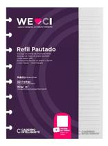 Caderno inteligente refil medio pautado un 90g. 50fls.- caderno inteligente