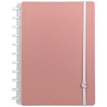 Caderno inteligente rose pastel médio 190x255mm 80 folhas