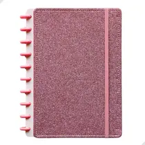 Caderno Inteligente Smart A5 Grande Glitter 80 Fls Pautado