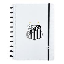 Caderno Inteligente Time Santos Pelé Tamanho A4 Grande Capa Dura Disco Branco Universitário Escolar Folha Destacável 90g Caderno Inteligente Time Santos Pelé Tamanho A4 Grande Capa Dura Disco Branco Universitário Escolar Folha Destacável 90g