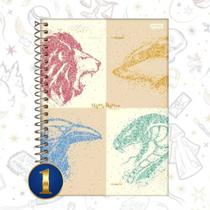 Caderno Jandaia Colegial Capa Dura Harry Potter 80 Folhas - 1 Matéria -