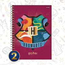 Caderno Jandaia Colegial Capa Dura Harry Potter 80 Folhas - 1 Matéria -