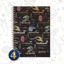 Caderno Jandaia Colegial Capa Dura Harry Potter 80 Folhas - 1 Matéria -