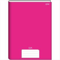 Caderno Jandaia pequeno stiff rosa brochura 48 folhas