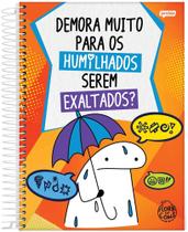 Caderno Jandaia universitário flork 200x275mm 80 folhas