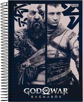 Caderno Jandaia universitário god of war ragnarok 80 folhas Caderno Jandaia universitário god of war ragnarok 80 folhas