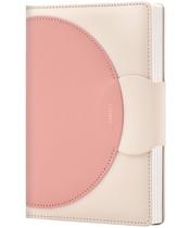 Caderno Journal CAGIE em Couro para Mulheres - 15x21cm - 100gsm - Rosa Caderno Journal CAGIE em Couro para Mulheres - 15x21cm - 100gsm - Rosa