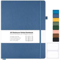 Caderno Journal MALEDEN A4 (21x29,7cm) - Capa Dura Pontilhada Azul