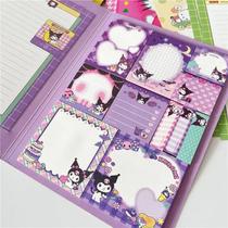 Caderno Kawaii Hello Kitty, Kuromi e Cinnamoroll - Para Estudo e Escritório