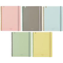 Caderno KOKUYO Sooofa Soft Ring A5, conjunto de 5 cores, 80 folhas