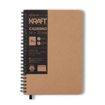 Caderno Kraft Cicero 14x21 sem Pauta