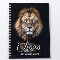 Caderno Leão Jesus Universitário Capa Dura 1mt 100 Folhas