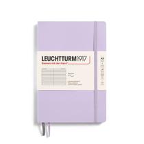 Caderno LEUCHTTURM-1917, capa mole, A5, 123 páginas, lilás, pautado