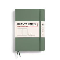 Caderno LEUCHTTURM1917 Capa dura média A5 251 páginas verde-oliva