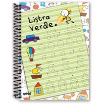 Caderno listra verde universitário capa dura 96fls 79132 Spiral PT 1 UN