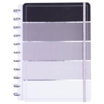 Caderno Listral Preto Disko Grande G Capa Dura Disco Reposicionável