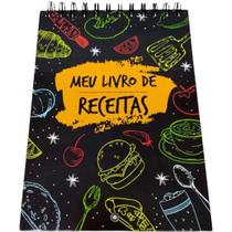 Caderno Livro Especial De Receita Gastronomia Anotações 16X22cm 96 Folhas - Wincy