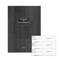 Caderno Livro Protocolo de Correspondência 104 Folhas Capa Dura 1/4 Ideal para Escritórios Condomínios Escolas Hotéis - Foroni
