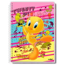 Caderno Looney Tunes 1 Matéria 96 Folhas - Credeal