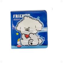 Caderno Luxo com Fecho Magnético - Capa acolchoada Cachorrinho - Caderno Puff