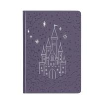 Caderno Luxuoso A5 Com Páginas Em Grade Pontilhada Dourada Capa Premium Para Anotações E