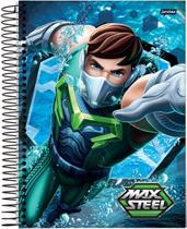 Caderno Max Steel Universitário 10 Matérias 160 Folhas Jandaia