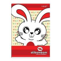 Caderno Maxima Alibombom Broch Vermelho Pauta 60fl 1548 Caderno Maxima Alibombom Broch Vermelho Pauta 60fl 1548