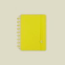 Caderno Médio - Caderno Inteligente - All Yellow 80 Fls 90g/m²