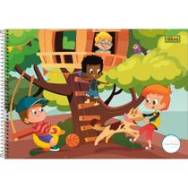 Caderno Meia Pauta Masculino 40Fls Sapeca Capa 2 - Tilibra Caderno Meia Pauta Masculino 40Fls Sapeca Capa 2 - Tilibra